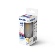 Nordlux Energetic LED-Lamp - E27 - Niet Dimbaar - Ø6x10,4cm - Kunststof - Wit - Fitting Nvt - Dimbaar Nee - Vermogen 4 W