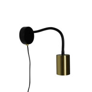 Nordlux Explore Flex Wandlamp - GU10 - Dimbaar - Ø5,5x12cm - Metaal/Keramiek - Goud - Type lamp Lamp niet inbegrepen - Kleur Goud - Materiaal Keramiek,Metaal - Fitting Nvt - Aantal lichtpunten 1