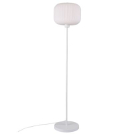 Lampadaire Nordlux Milford - E27 - Non Dimmable - 140x30cm - Métal/Verre - Blanc - Type de lampe Lampe non inclus - Douilles Nvt - Matériel Verre,Métal - Couleur Blanc - Nombre de points lumineux 1