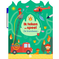 Teken En Speel: Brandweer - Tekenboek - Paperback - 4-8 Jaar - Genre boek Speelboeken - Hoofdauteur Onbekend