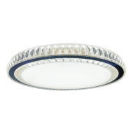 Euro Light Bursa Plafonnier RVB LED ave Télécommande - Ø500mm - 40W - Rond - Surmatelas - Marque Euro Light - Nombre de points lumineux 1 - Matériel Verre trempé - Couleur Transparant,Noir - Dimmable Non - Puissance  40 W - Type de lampe LED - Douilles Nv