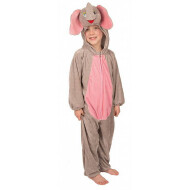 Verkleedpak Plush Olifant Kind - Maat 116 - Merk Partyline - Maat 116 - Geslacht Unisex - Leeftijd vanaf 6 jaar