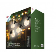 Lumière de Fête LED - 10 Grandes Ampoules  - Blanc Chaud - Surmatelas - Nouveau depuis 17/03/2023 - Marque Euro Light