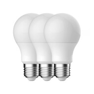 Nordlux Energetic LED-Lamp Set - E27 - Niet Dimbaar - Ø6x10,9cm - Kunststof - Wit - 3 Stuks - Topper - Vermogen 4,8 W - Fitting Nvt - Dimbaar Nee