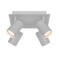 Nordlux Frida LED Wandlamp - GU10 - 4 Lampen - Dimbaar - 29x11,5x5cm - Metaal - Wit - Fitting Nvt - Aantal lichtpunten meer dan 3 - Kleur Wit - Type lamp Lamp niet inbegrepen - Materiaal Metaal