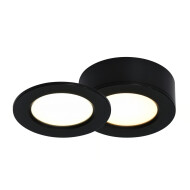 Nordlux Kitchenio Inbouwspot - Dimbaar - Ø6,4x2,1cm - Kunststof - Zwart - Fitting Nvt - Type lamp LED - Materiaal Kunststof - Kleur Zwart