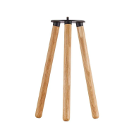 Nordlux Kettle Tripod - Niet Dimbaar - 32,5x17,9x15,7cm - Hout - Bruin - Materiaal Hout - Dimbaar Nvt - Kleur Bruin - Fitting Nvt - Type lamp Lamp niet inbegrepen