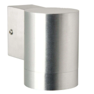 Nordlux Tin Wandlamp - GU10 - Niet Dimbaar - Ø6x17cm - Metaal/Glas - Zilver - Kleur Zilver - Materiaal Metaal,Glas - Vermogen 35 W - Type lamp Lamp niet inbegrepen - Aantal lichtpunten 1