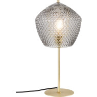 Nordlux Orbiform Tafellamp - E27 - Dimbaar - Ø23x45cm - Glas/Metaal - Goud/Grijs - Type lamp Lamp niet inbegrepen - Materiaal Glas,Metaal - Fitting Nvt - Dimbaar Ja - Kleur Goud,Grijs