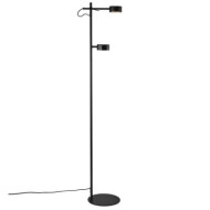 Lampadaire LED Nordlux Clyde - Dimmable - 23x138cm - Métal/Plastique - Noir - Matériel Matière plastique,Métal - Type de lampe Intégré LED - Douilles Nvt - Nombre de points lumineux 2 - Couleur Noir