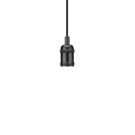 Nordlux Avra LED Snoerpendel - E27 - Ø5x10cm - Metaal - Zwart  - Type lamp Lamp niet inbegrepen - Kleur Zwart - Materiaal Metaal - Fitting Nvt - Aantal lichtpunten 1