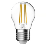Nordlux LED Lamp - E27 - Niet Dimbaar - Ø6x10,4cm - Glas - Transparant - Fitting Nvt - Vermogen 5.9 W - Dimbaar Nee