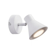 Nordlux Eik Wandlamp - GU10 - Niet Dimbaar - Ø8,5cm - Metaal - Wit - Aantal lichtpunten 1 - Type lamp Lamp niet inbegrepen - Fitting Nvt - Kleur Wit - Materiaal Metaal