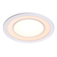 Nordlux Clyde LED Inbouwspot - Dimbaar - Ø14,5x3,8cm - Kunststof - Wit - Fitting Nvt - Materiaal Kunststof - Geschikt voor Nvt - Kleur Wit - Type lamp LED - Vermogen 9 W