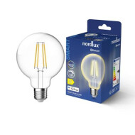 Nordlux Smart LED Lamp - E27 - Dimbaar - Ø9,5x13,7cm - Glas - Transparant - Vermogen 4,7 W - Fitting Nvt - Dimbaar Ja