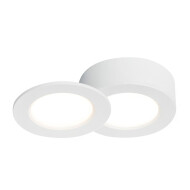 Nordlux Kitchenio Inbouwspot - Dimbaar - Ø6,4x2,1cm - Kunststof - Wit - Type lamp LED - Fitting Nvt - Kleur Wit - Materiaal Kunststof