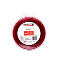 Kreator KRTGTR3050 Trimmerdraad - 50m - Rood