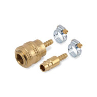 Powerplus Air POWAIR0265 Snelkoppeling Euro Slang + Ring - 2 Stuks