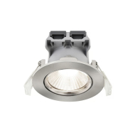 Nordlux Fremont Inbouwspot - 3 Lampen - IP23/4000K - Dim. - Ø8,5x5,4cm - Metaal - Zilver - Materiaal Metaal,Kunststof - Kleur Zilver - Fitting Nvt - Vermogen 4,5 W - Geschikt voor Nvt - Type lamp LED