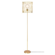 Nordlux Elvis Vloerlamp  - E27 - Metaal - Goud - Kleur Goud - Dimbaar Nvt - Materiaal Metaal - Aantal lichtpunten 1 - Type lamp Lamp niet inbegrepen - Fitting Nvt