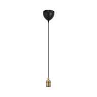 Suspension LED Nordlux Avra – E27 – Ø5x10?cm – Métal – Noir/Or - Nombre de points lumineux 1 - Type de lampe Lampe non inclus - Douilles Nvt - Couleur Noir,Or - Matériel Métal