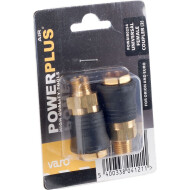 Powerplus Air POWAIR0254 Universele Koppeling Buitendraad - 2 Stuks
