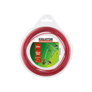Kreator KRTGTR2425 Trimmerdraad - 25m - Rood