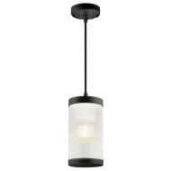 Nordlux Coupar Hanglamp - E27 - Dimbaar - 13x13x25cm - Kunststof/Aluminium - Zwart - Type lamp Lamp niet inbegrepen - Aantal lichtpunten 1 - Fitting Nvt - Kleur Zwart - Materiaal Aluminium,Kunststof