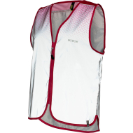 Wowow Fietsjas Yara Reflecterend Dames - Rits - XXL - Zilver/Roze