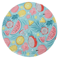 Koelmat Hond - Verkoelende Vulling - Onderhoudsvriendelijk - Ø60cm - Nylon - Multicolor