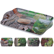 Dienblad Smoothie - 21x14x20cm - Melamine - 4ass - Kleur Kleurrijk - Materiaal Melamine