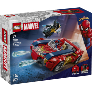 LEGO Marvel 76336 Voiture Spider-Man contre Wolverine Venomisé - Marque Lego - Age à partir de 7 ans - Collection Marvel