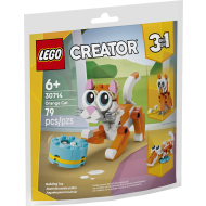 LEGO Creator 30714 Chat orange - Marque Lego - Age à partir de 6 ans - Collection Creator 3-in-1