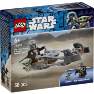 LEGO Star Wars 75436 De Mandalorian en Grogu's Speederbike - Merk Lego - Collectie Star Wars - Leeftijd vanaf 6 jaar