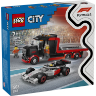 LEGO City 60493 Camion d’exposition F1 avec voiture de course Audi F1 - Marque Lego - Collection City - Age à partir de 7 ans