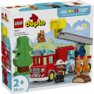 LEGO DUPLO 10473 Camion de pompiers avec tuyau et pompier - Marque Lego - Collection Duplo - Age à partir de 2 ans