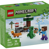 LEGO Minecraft 21583 Steve's Taiga - Avontuur - Merk Lego - Collectie Minecraft - Leeftijd vanaf 6 jaar