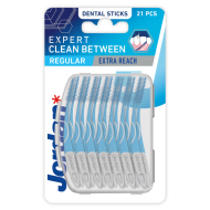 Jordan  Clean Between Tandenstokers - Regular - Plastiek - 40 Stuks - Merk Jordan - Spoel- of flosproduct Nvt