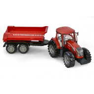 Tracteur Jouet avec Remorque Basculante - Rouge - Marque DDD Toys - Age à partir de 3 ans