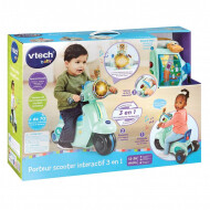 Vtech Porteur Scooter Interactif - Franstalig - Met Licht en Geluid - Blauw - 12-36 Maanden - Merk Vtech