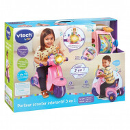 Vtech Porteur Scooter Interactif - Franstalig - Met Licht en Geluid - Roze - 12-36 Maanden - Merk Vtech