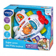 Vtech Super Avion des P'tits Loulous - Version Française - Avec Lumière et Son - 9-36 Mois - Marque Vtech - Age à partir de 9 mois