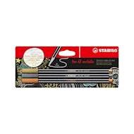 Stabilo Pen 68 Stiften - Goud/Zilver/Brons - 3 Stuks - Merk Stabilo - Kleur Zilver,Brons,Goud - Type schrijfgerief Kleurstift