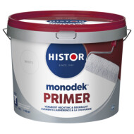 Histor Monodek Primer - Mat - Vergroot Hechting en Dekkracht - 10L - Wit - Inhoud 10 l - Glansgraad Mat - Kleur Wit - Verfbasis Watergedragen - Afwasbaar Nee - Geschikt voor Muur- en plafondverf