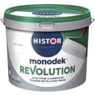 Histor Monodek Revolution Muurverf - Mat - Afwasbaar - Voor Binnen - RAL 9010 - 10L - Gebroken Wit - Verfbasis Watergedragen - Kleur Wit - Afwasbaar Ja - Toepassing Muur - Inhoud 10 l - Glansgraad Mat - Geschikt voor Binnen