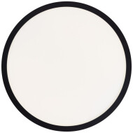 Briljant LED-paneel Milton - Kunststof - 24W - 42cm - Zwart - Kleur Zwart - Fitting Nvt - Aantal lichtpunten 1 - Materiaal Kunststof - Type lamp LED