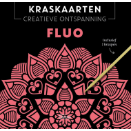 Kraskaarten Fluo - Activiteitenboek - Hardcover - Vanaf 6 Jaar - Leeftijd Nvt