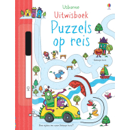 Livre d’effaçage : Puzzles en Voyage - Livre d’activités - Relié - À partir de 4 ans - Auteur principal Inconnue - Genre du livre Livres de jeux