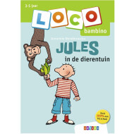 Loco Bambino Jules Dierentuin - Activiteitenboek - Hardcover - Vanaf 3 Jaar - Genre boek Leesboeken - Hoofdauteur Onbekend