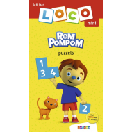 Loco Mini Rompompom Puzzels - Activiteitenboek - Hardcover - Vanaf 3 Jaar - Genre boek Oefenboeken - Hoofdauteur Onbekend